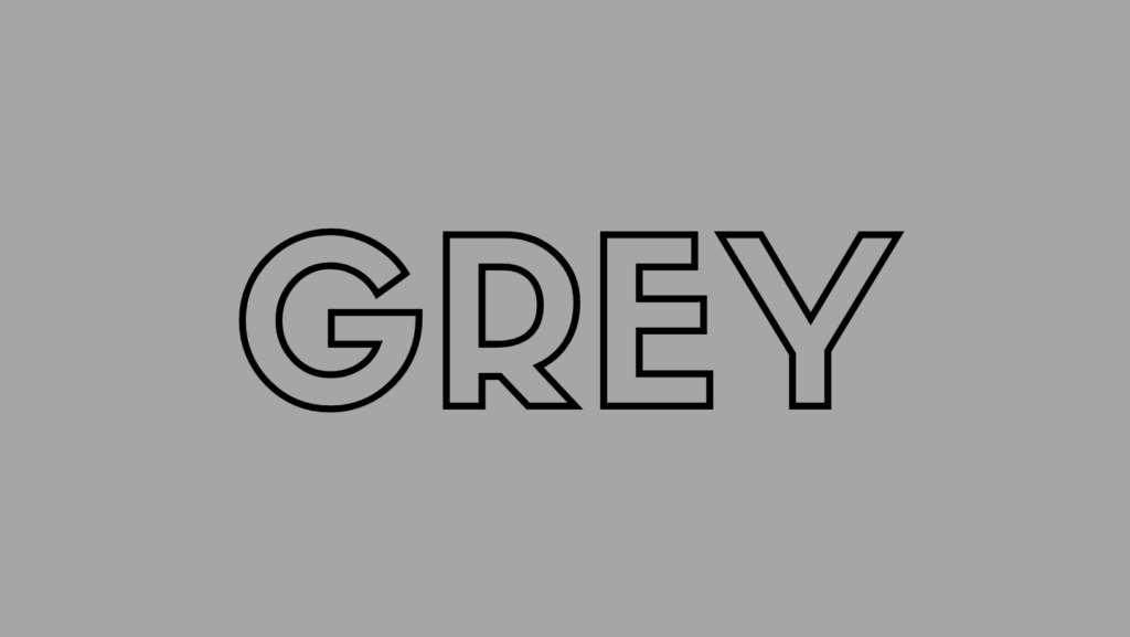 kolory po angielsku: grey